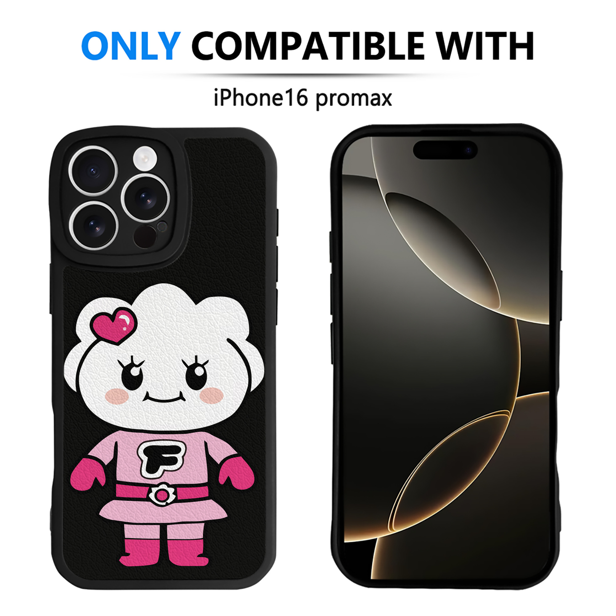 （画像用） アンパンマン Anpanman 【iPhone 16シリーズ対応】シリコンスマホケース（レザー調） 材質：シリコン